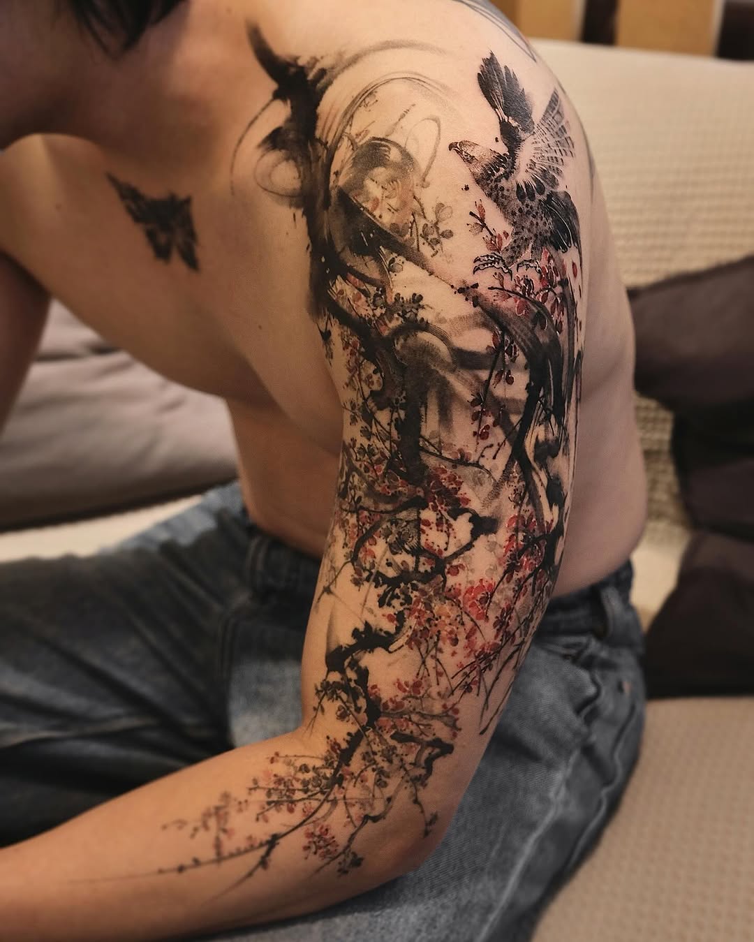 Tattoo by @ati.ful — japanese_irezumi, watercolor