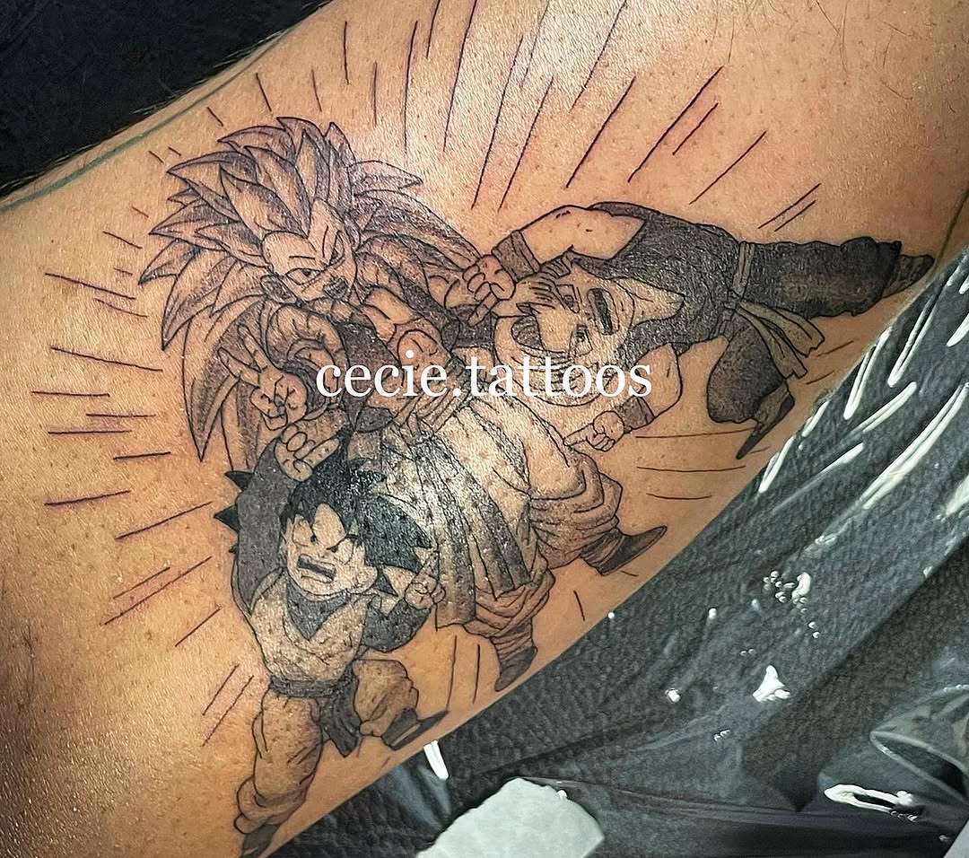 Tattoo by @cecie.tattoos — anime