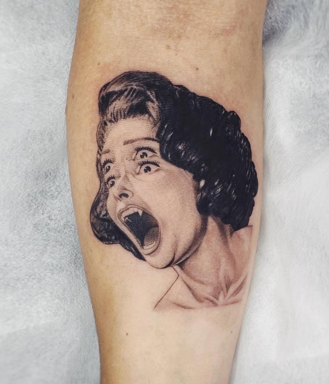 Tattoo by @lucyy.inked โ realism, dark_realism