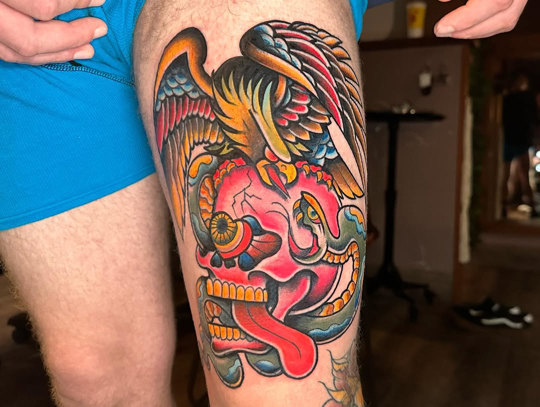 Tattoo by @jennitattoo โ american_traditional, neo_traditional