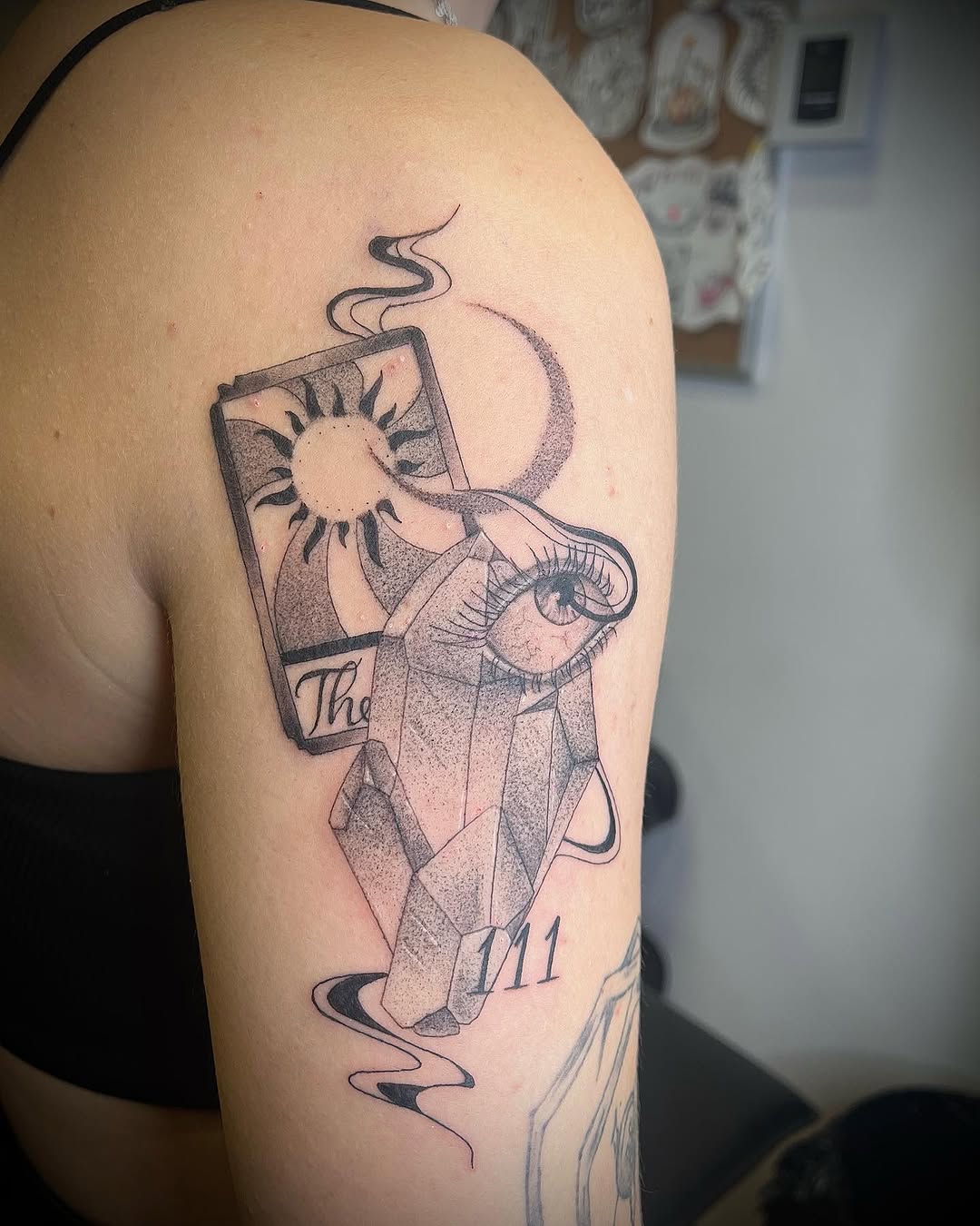 Tattoo by @jayspike_tattoos — fine_line, dotwork