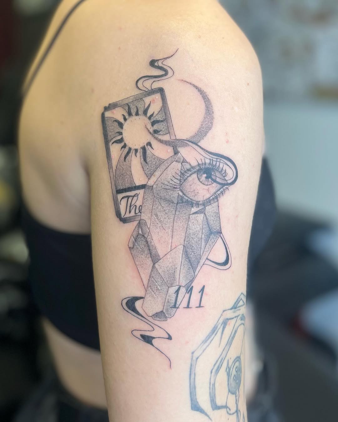 Tattoo by @jayspike_tattoos — fine_line, black_and_grey