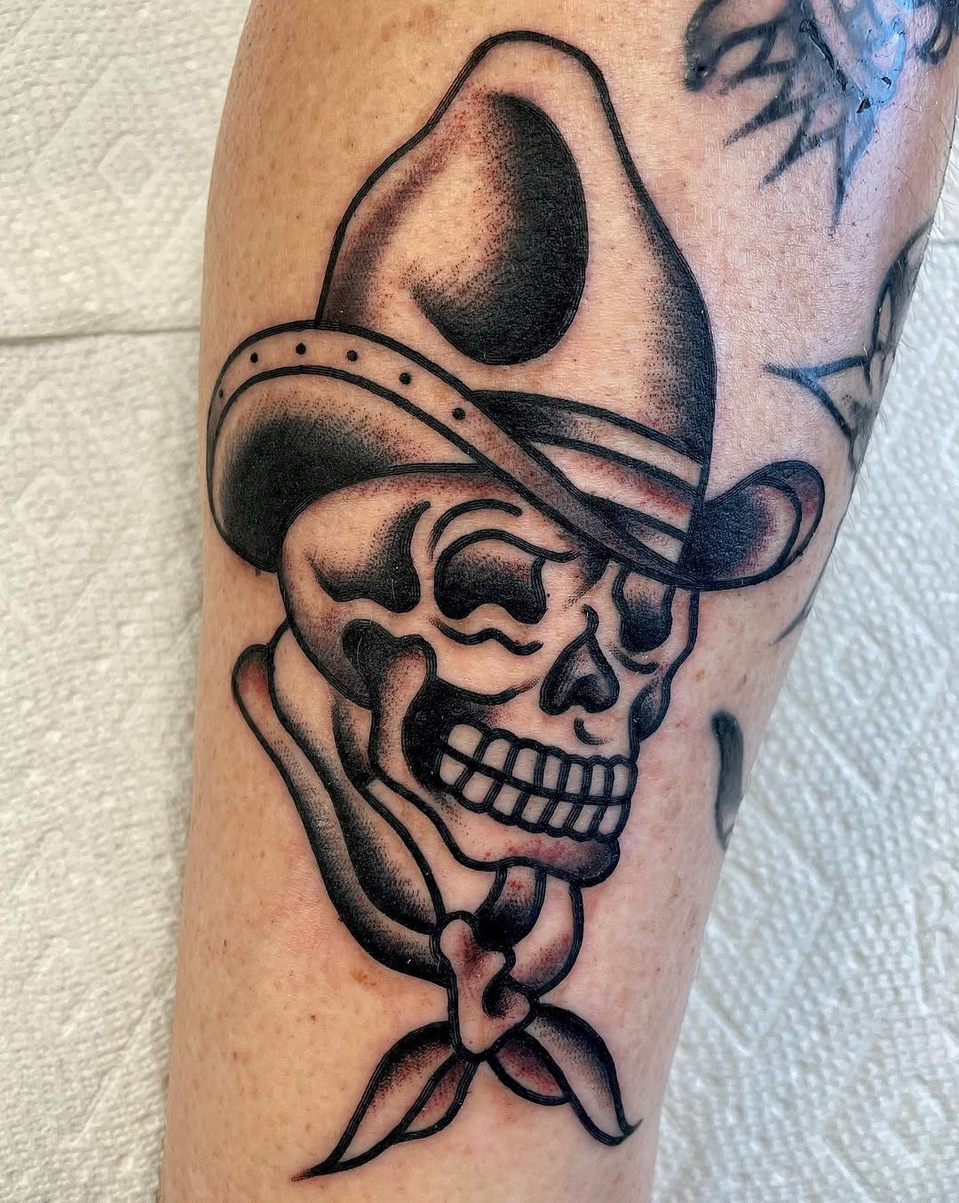 Tattoo by @chris.gasca — american_traditional, black_and_grey