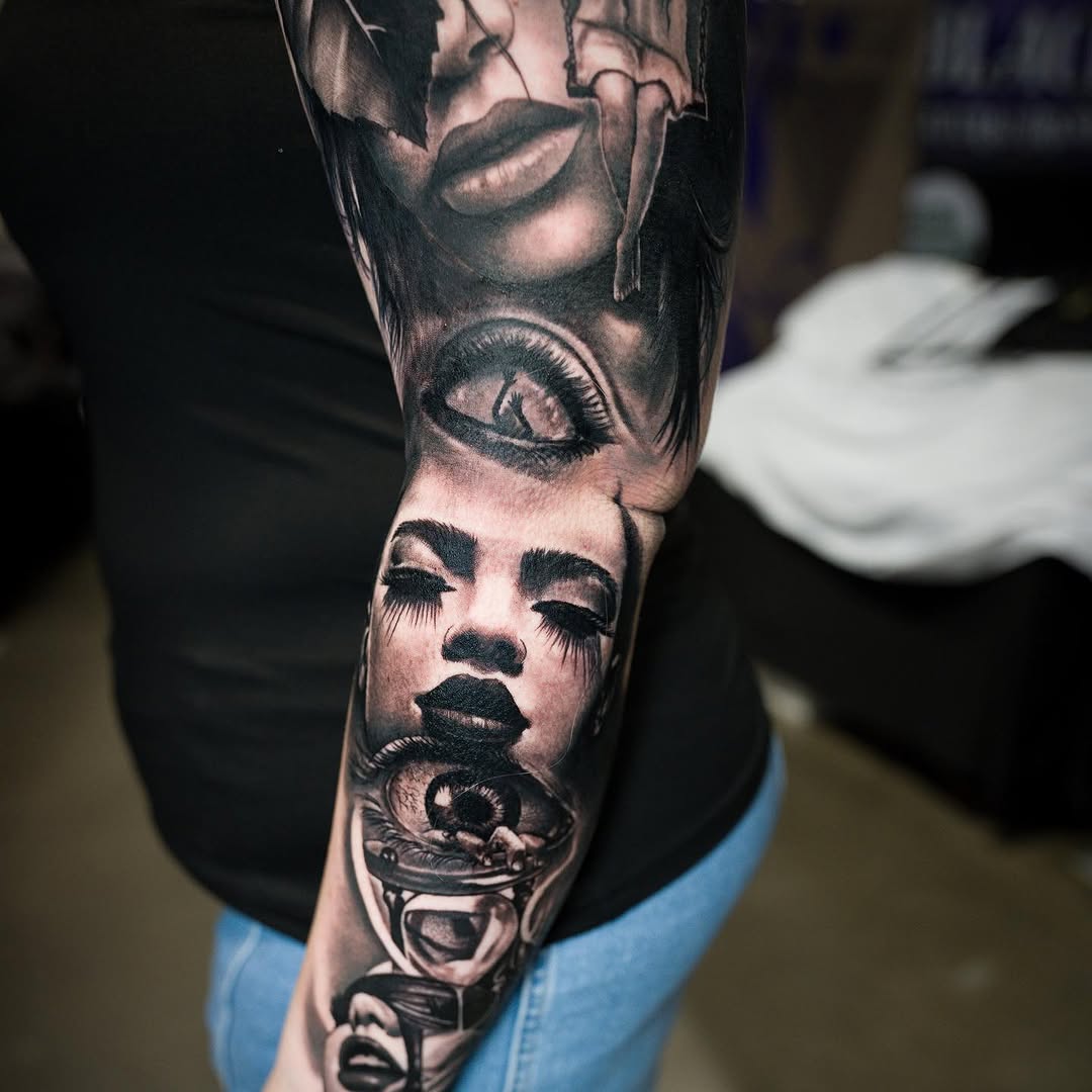 Tattoo by @satchmoe_art — black_and_grey, realism