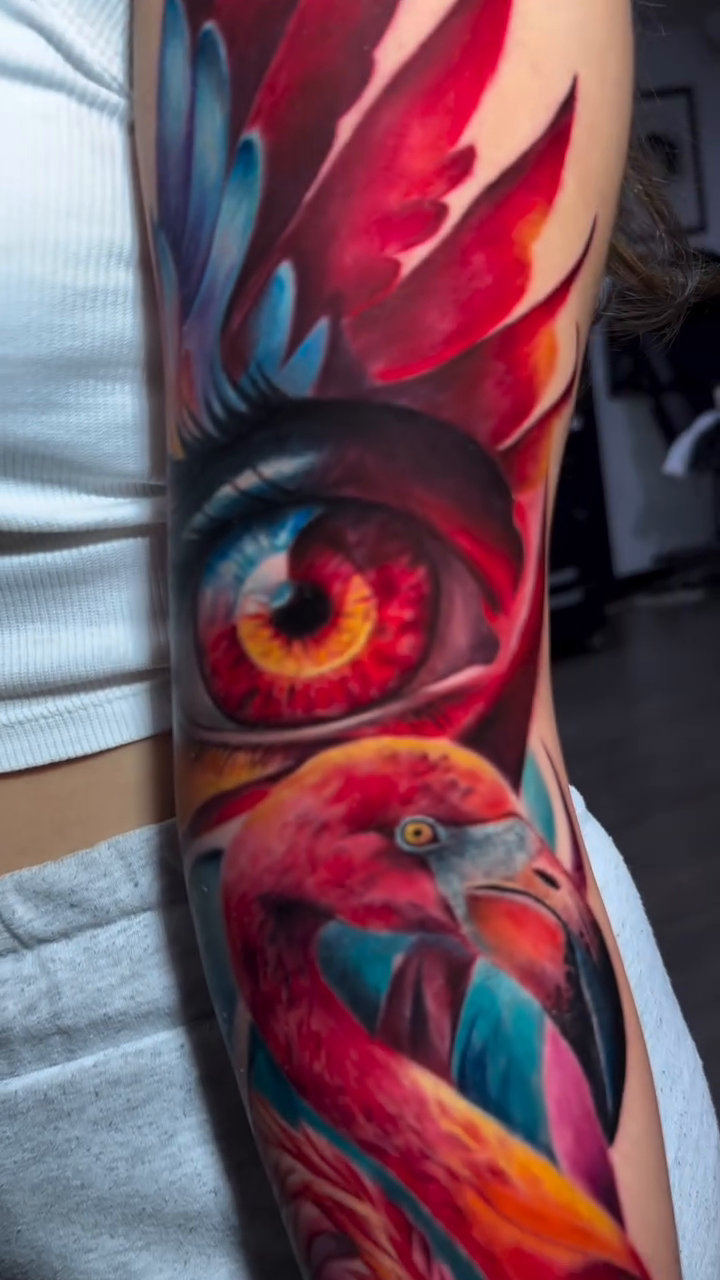 Tattoo by @danieladuquetattoo — neo_traditional, realism