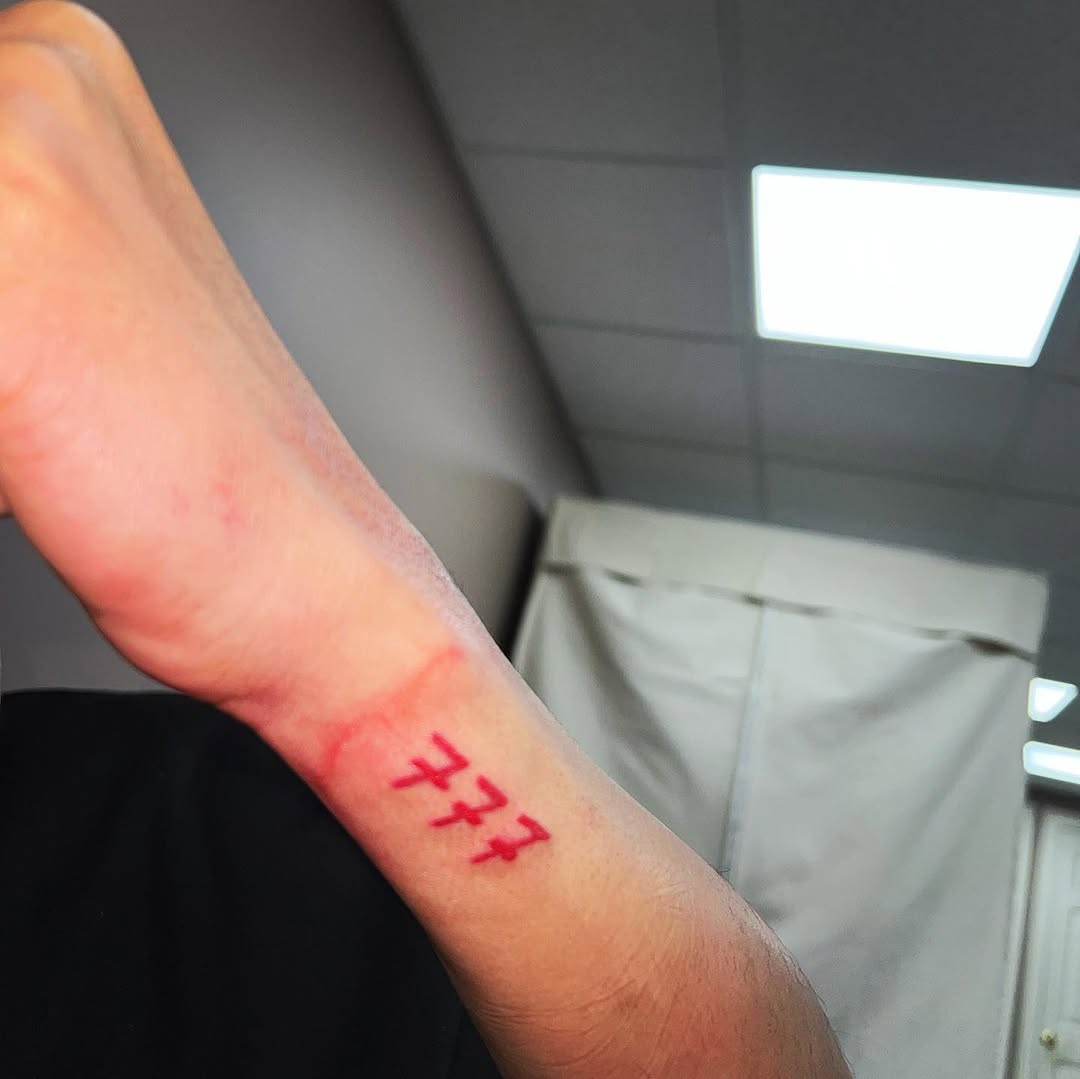 Tattoo by @silkyinks — lettering_script, minimalist