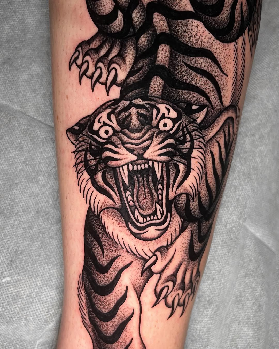 Tattoo by @jae_tatt — american_traditional, black_and_grey