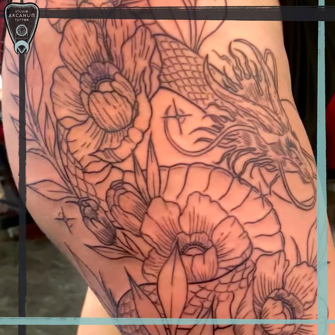 Tattoo by @maggieatattoo — japanese_irezumi, illustrative