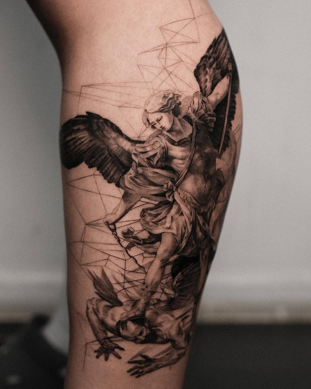 Tattoo by @blackbird_tattooer — black_and_grey, realism