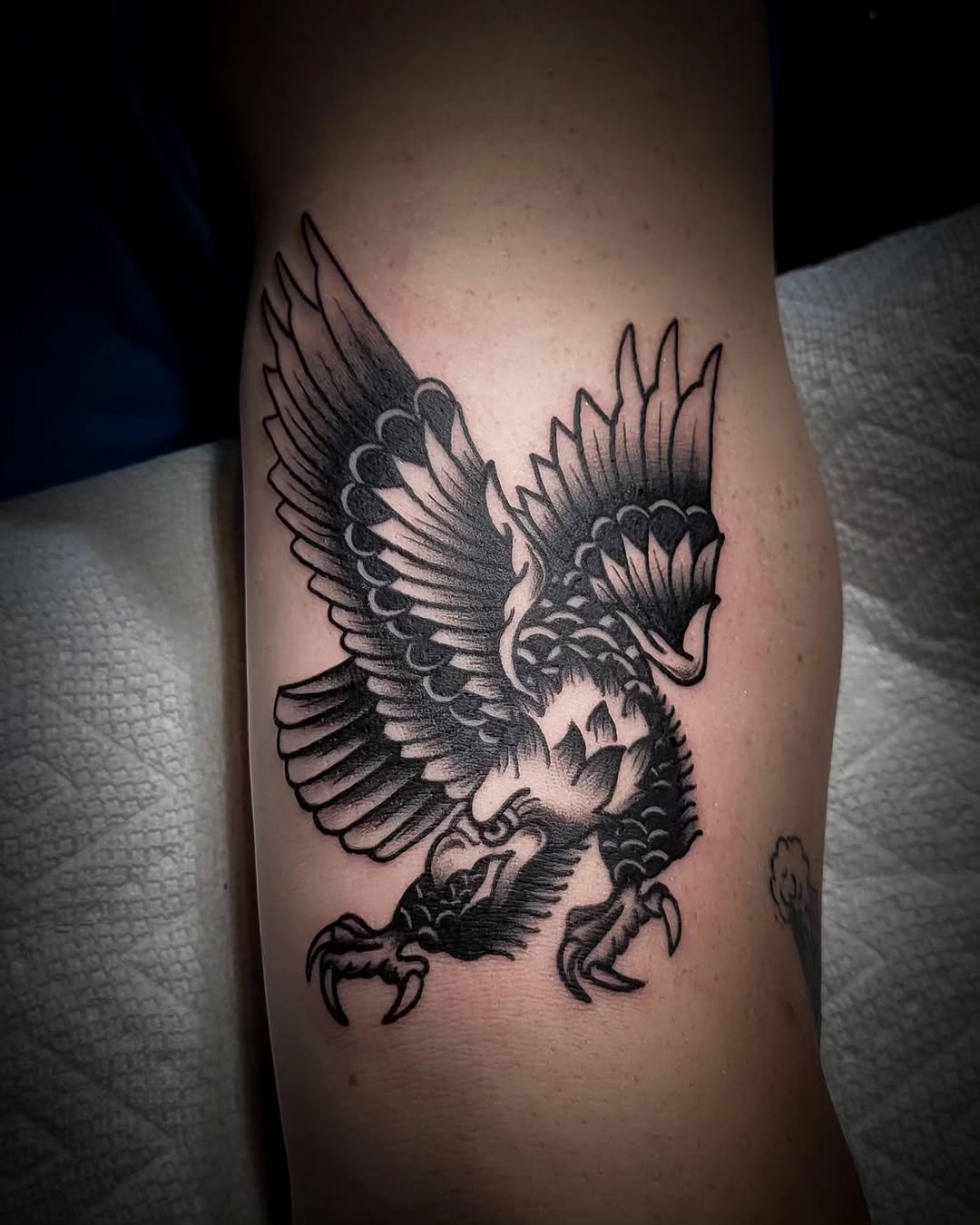 Tattoo by @tatsbyjesse — american_traditional, black_and_grey