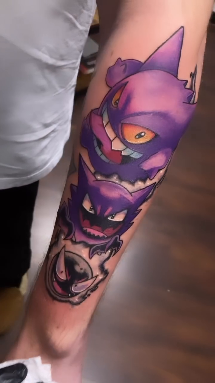 Tattoo by @scquilly โ anime, color
