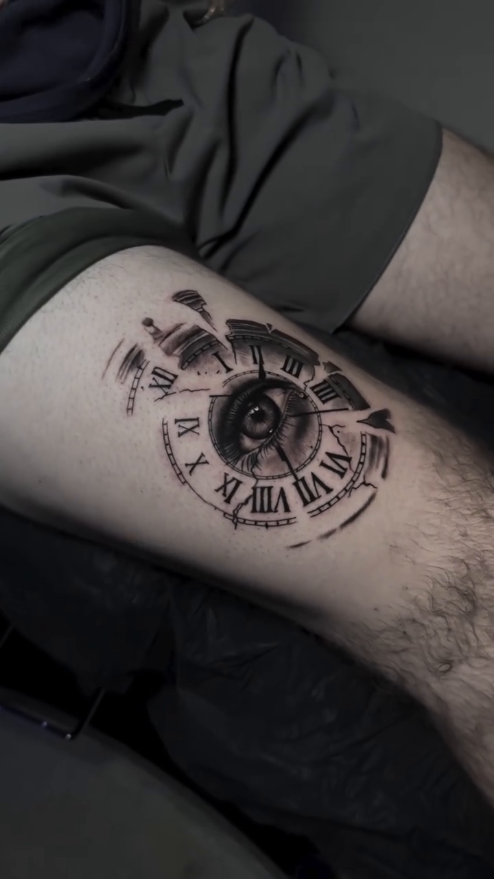 Tattoo by @dd.tatu — black_and_grey, realism