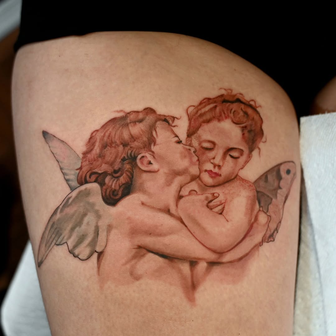 Tattoo by @ironmiketattoos — realism