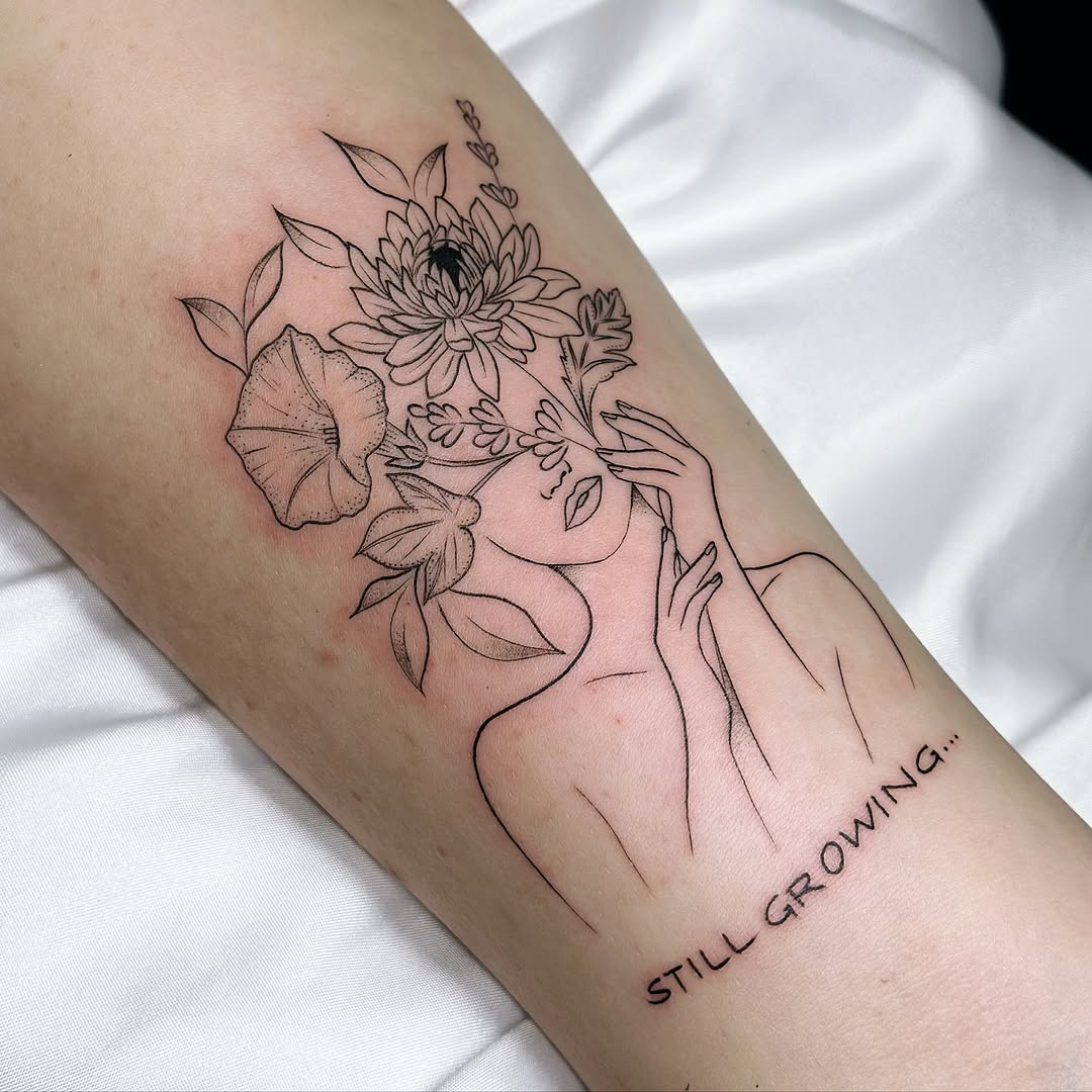 Tattoo by @richardtattooart β fine_line, lettering_script