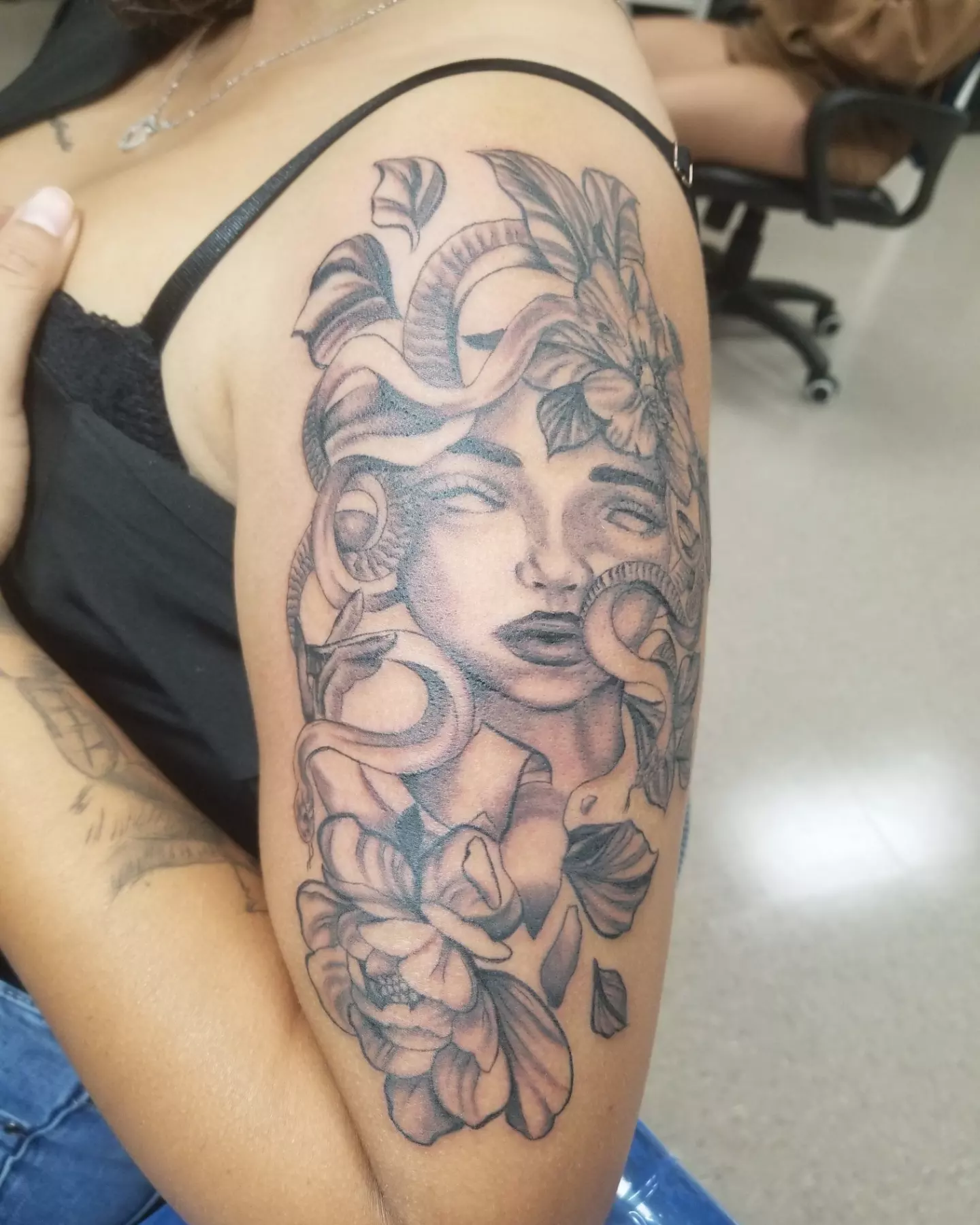 Tattoo by @tattoos.by.miguelc — black_and_grey, realism