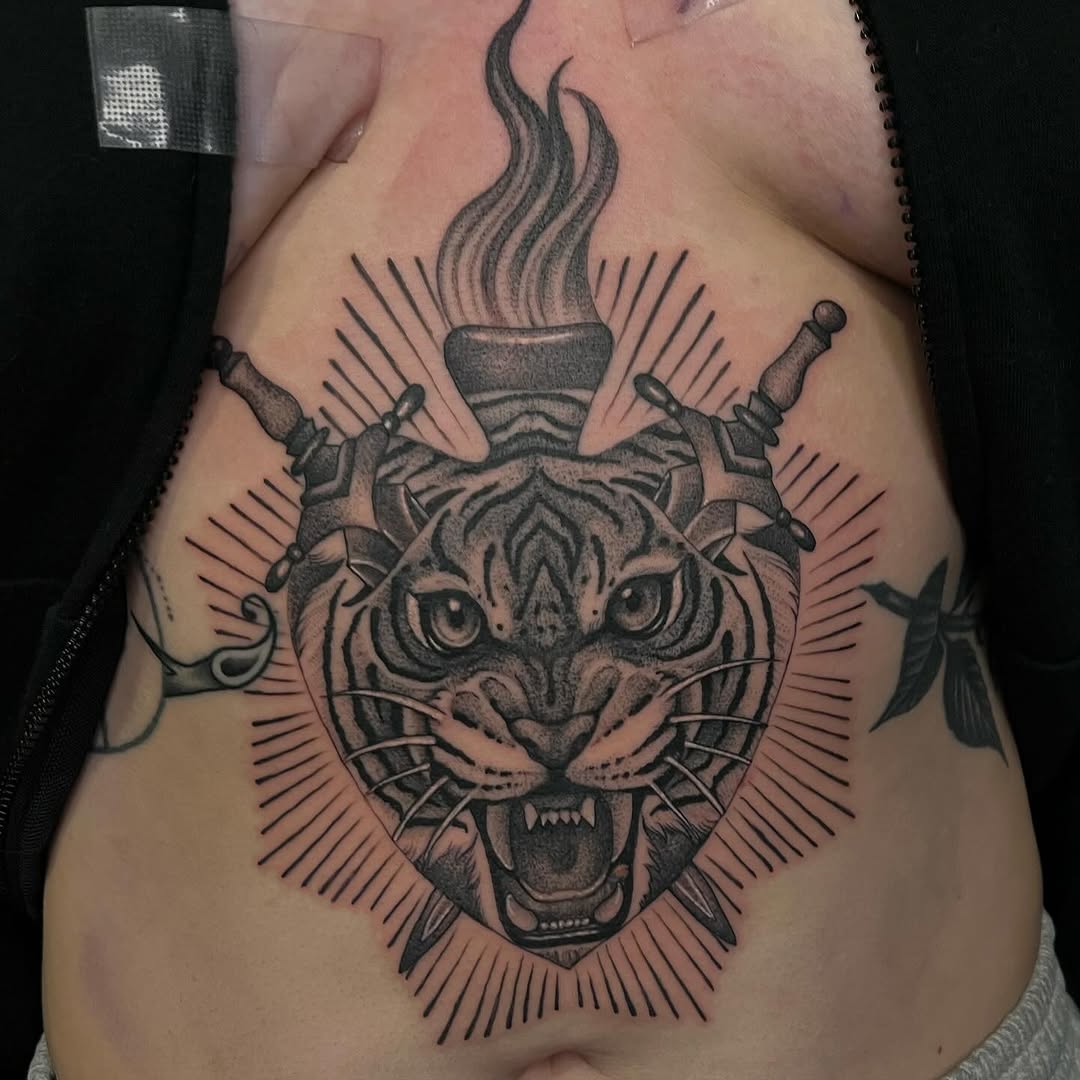 Tattoo by @adamhabecker — black_and_grey, realism
