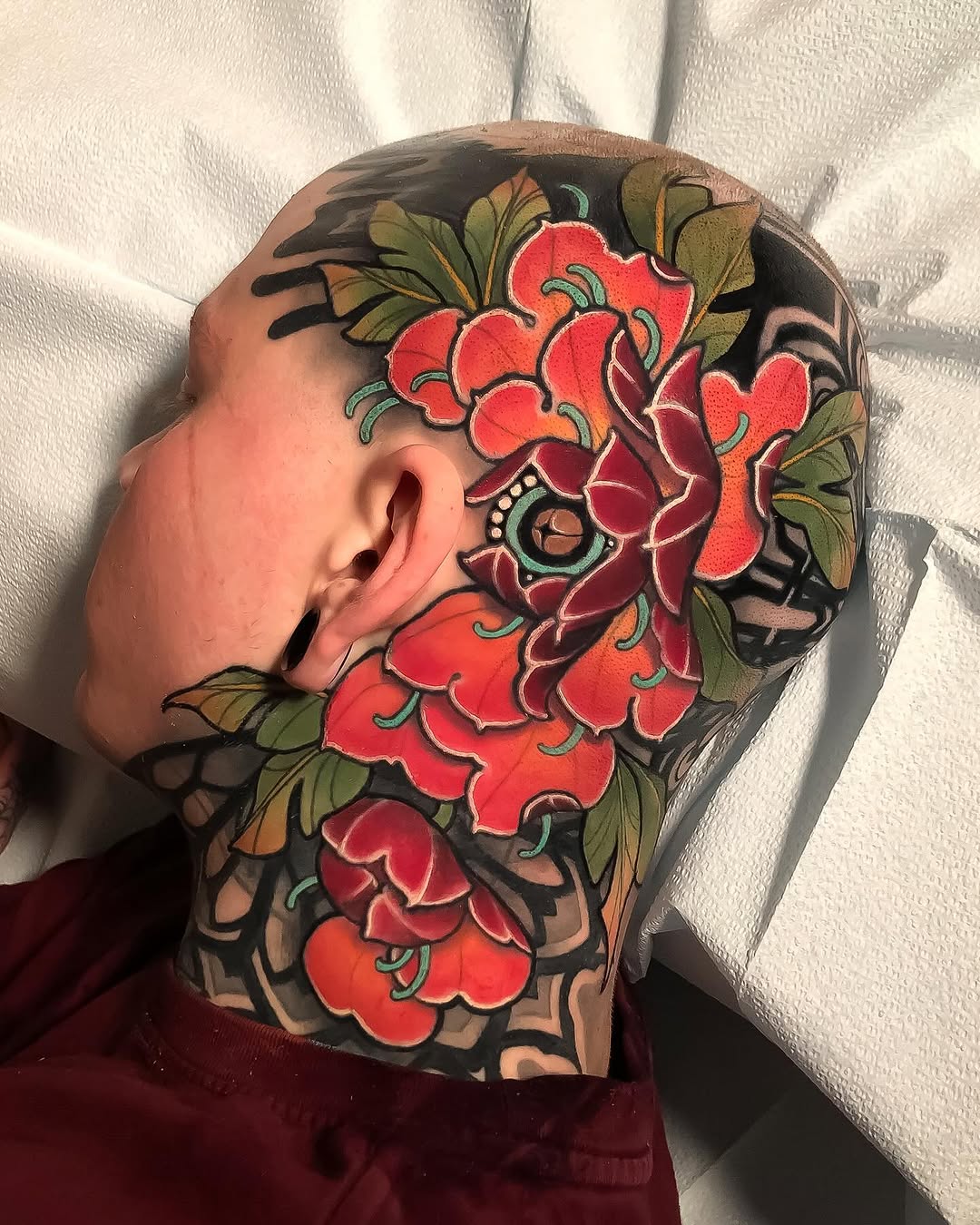 Tattoo by @miloalfring — japanese_irezumi, black_and_grey