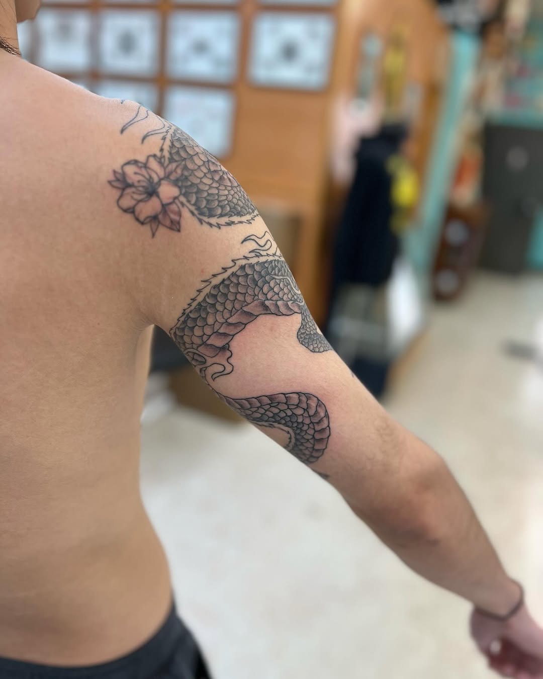 Tattoo by @levisawdontattoo — japanese_irezumi, illustrative