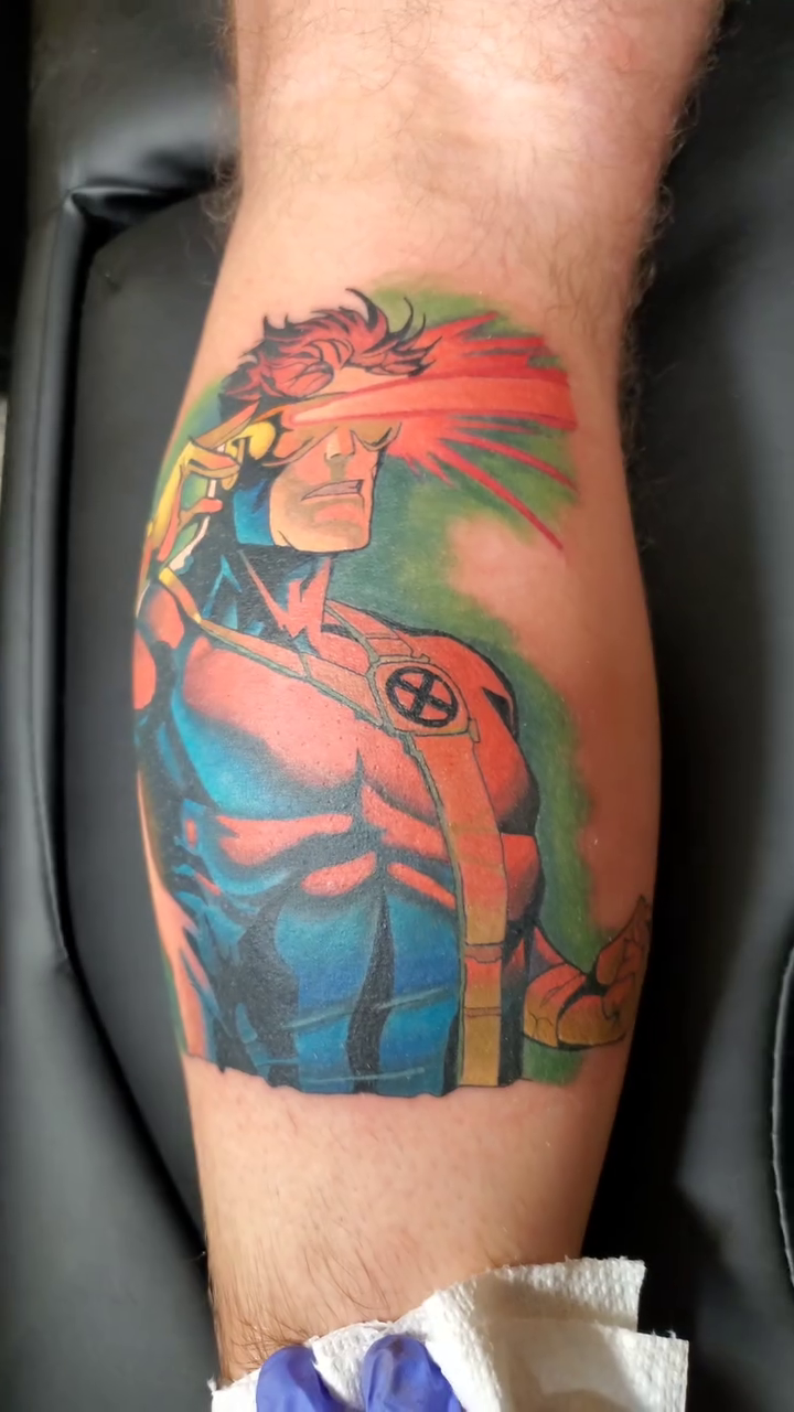Tattoo by @gwai_lo_joe — anime