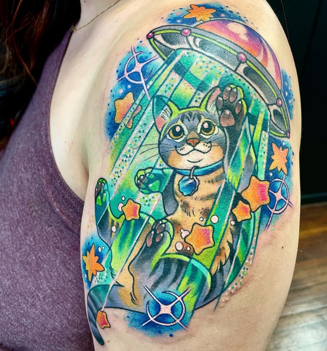 Tattoo by @necromandi β new_school, illustrative
