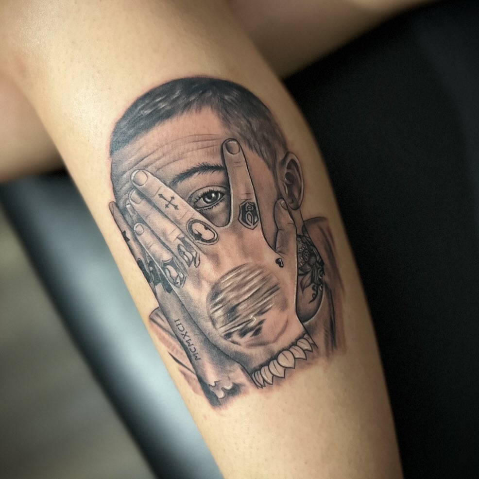 Tattoo by @mcglonetattoos — realism, black_and_grey