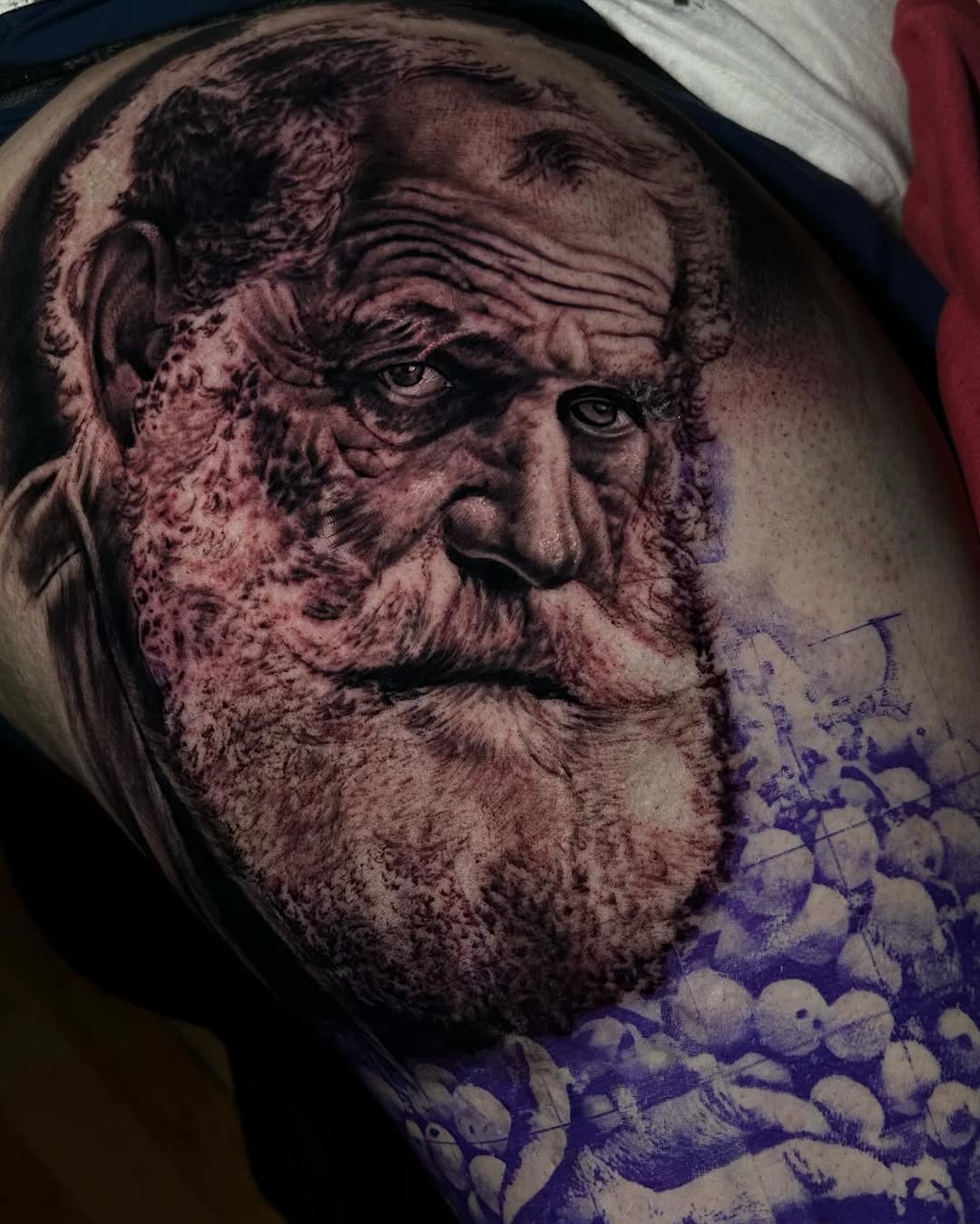 Tattoo by @morenotattoow — realism, black_and_grey