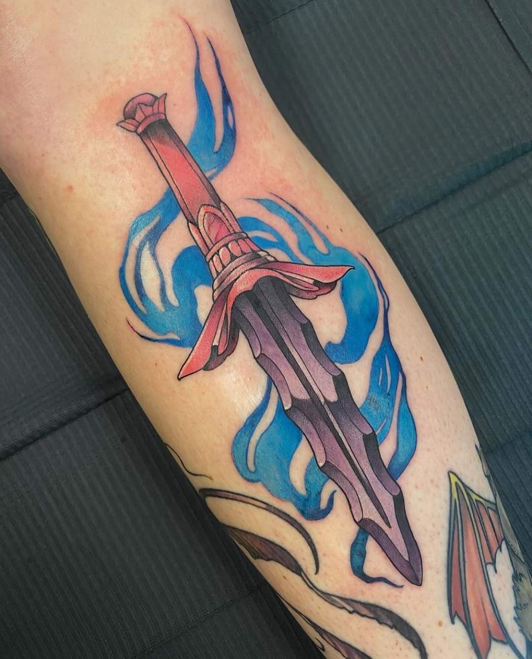 Tattoo by @legend_eli — anime