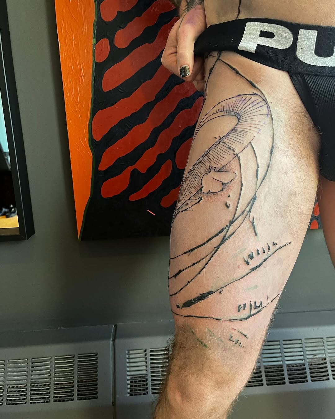 Tattoo by @fraserwright — trash_polka