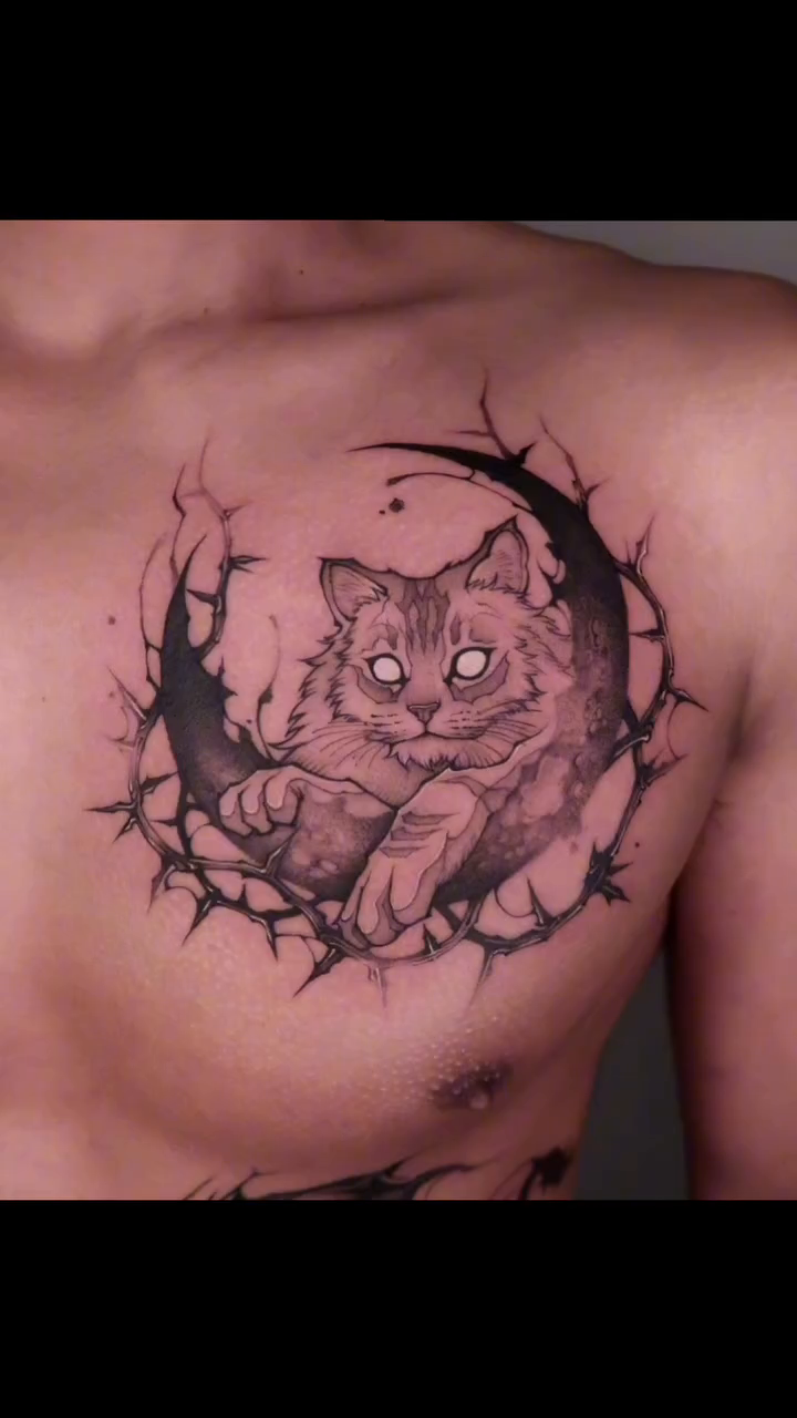 Tattoo by @__1.0__ β black_and_grey, dark_realism