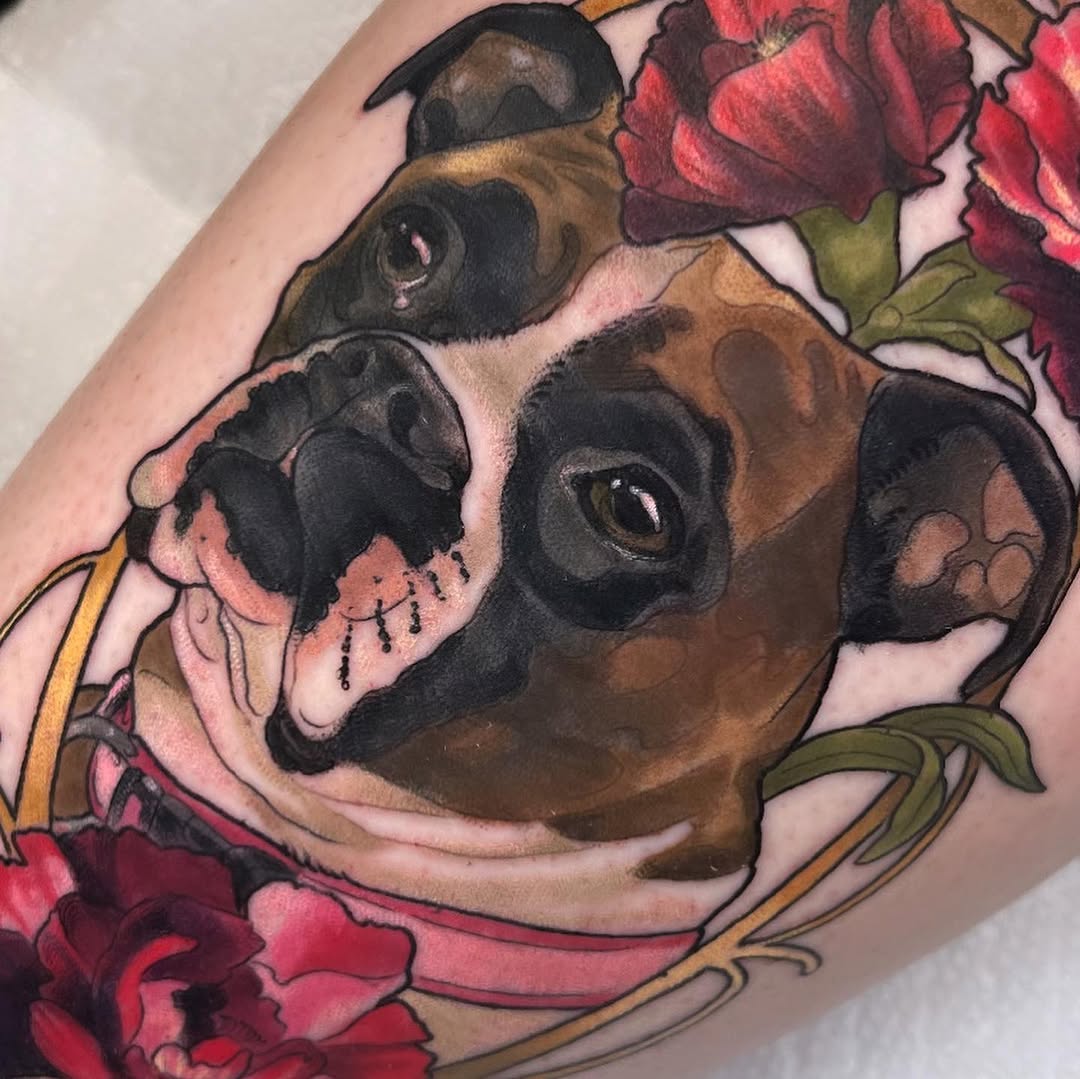 Tattoo by @pigeontattooing — realism, illustrative
