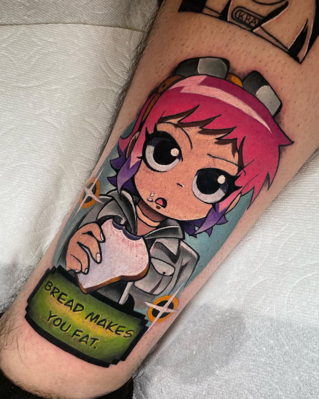 Tattoo by @kennyctattoos — anime, illustrative