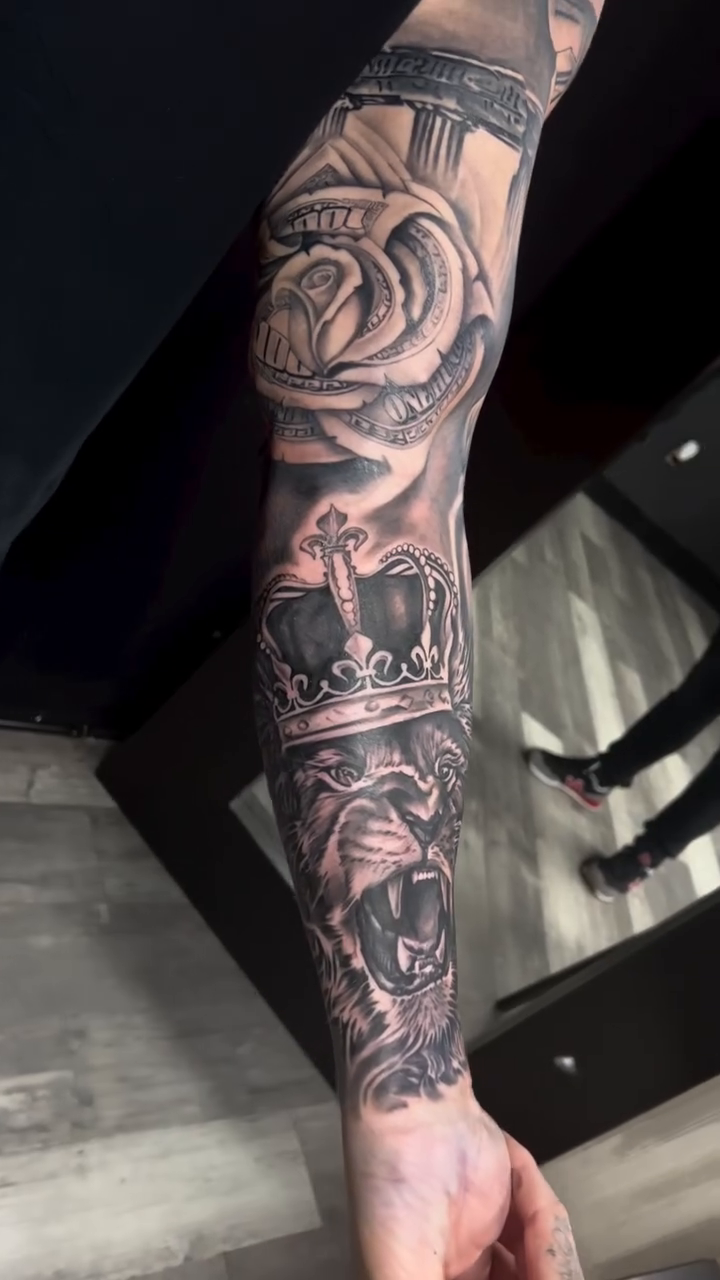 Tattoo by @chriscooperink — realism, black_and_grey