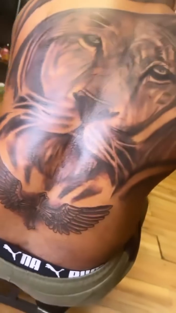 Tattoo by @inkgawd — realism, black_and_grey