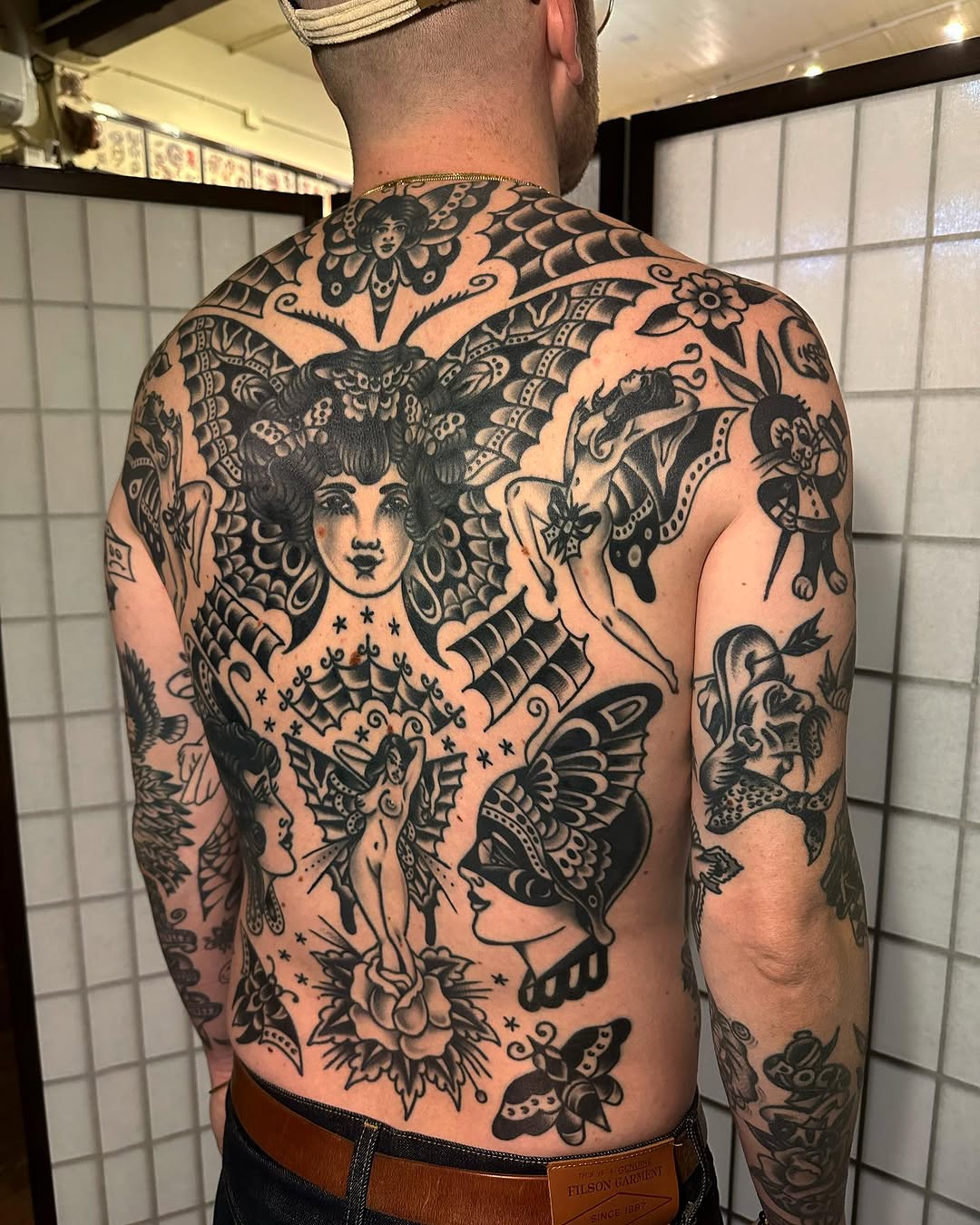 Tattoo by @rempetattoo โ american_traditional, blackwork
