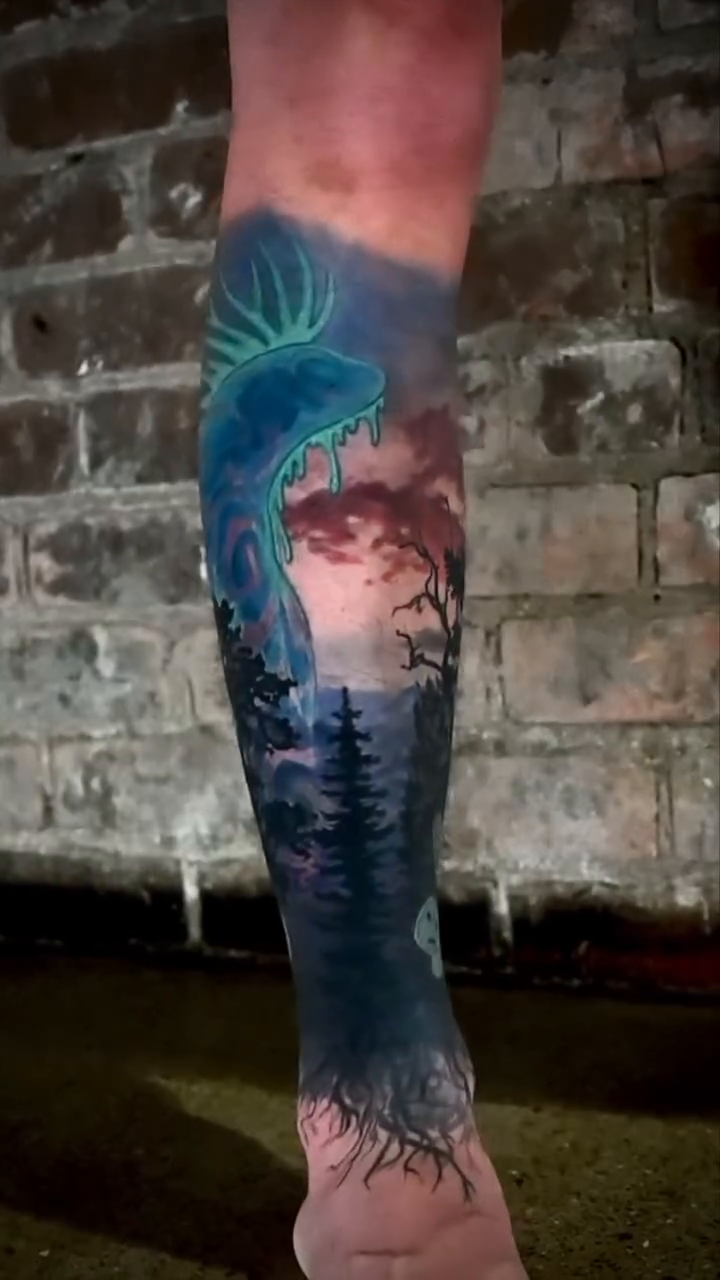 Tattoo by @megwaitattoos โ dark_realism, blackwork
