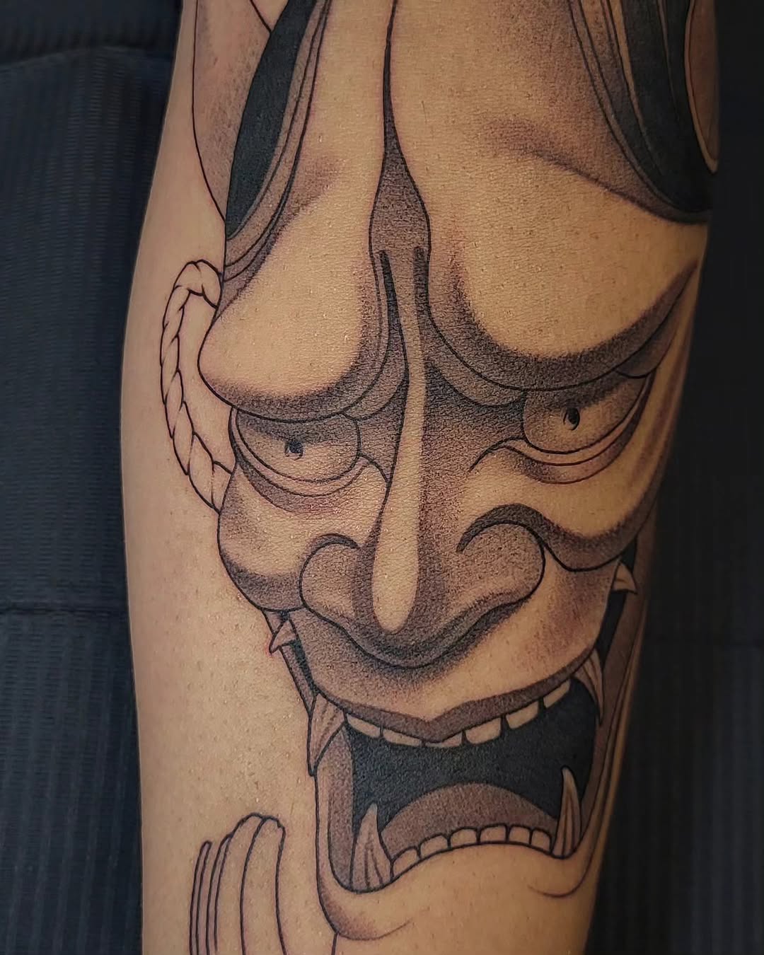 Tattoo by @jaclyngreb — japanese_irezumi, black_and_grey