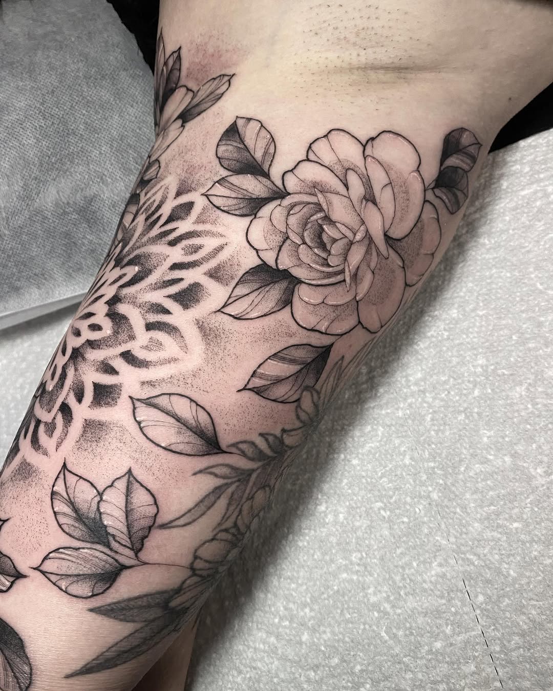 Tattoo by @tatsbyerin — black_and_grey