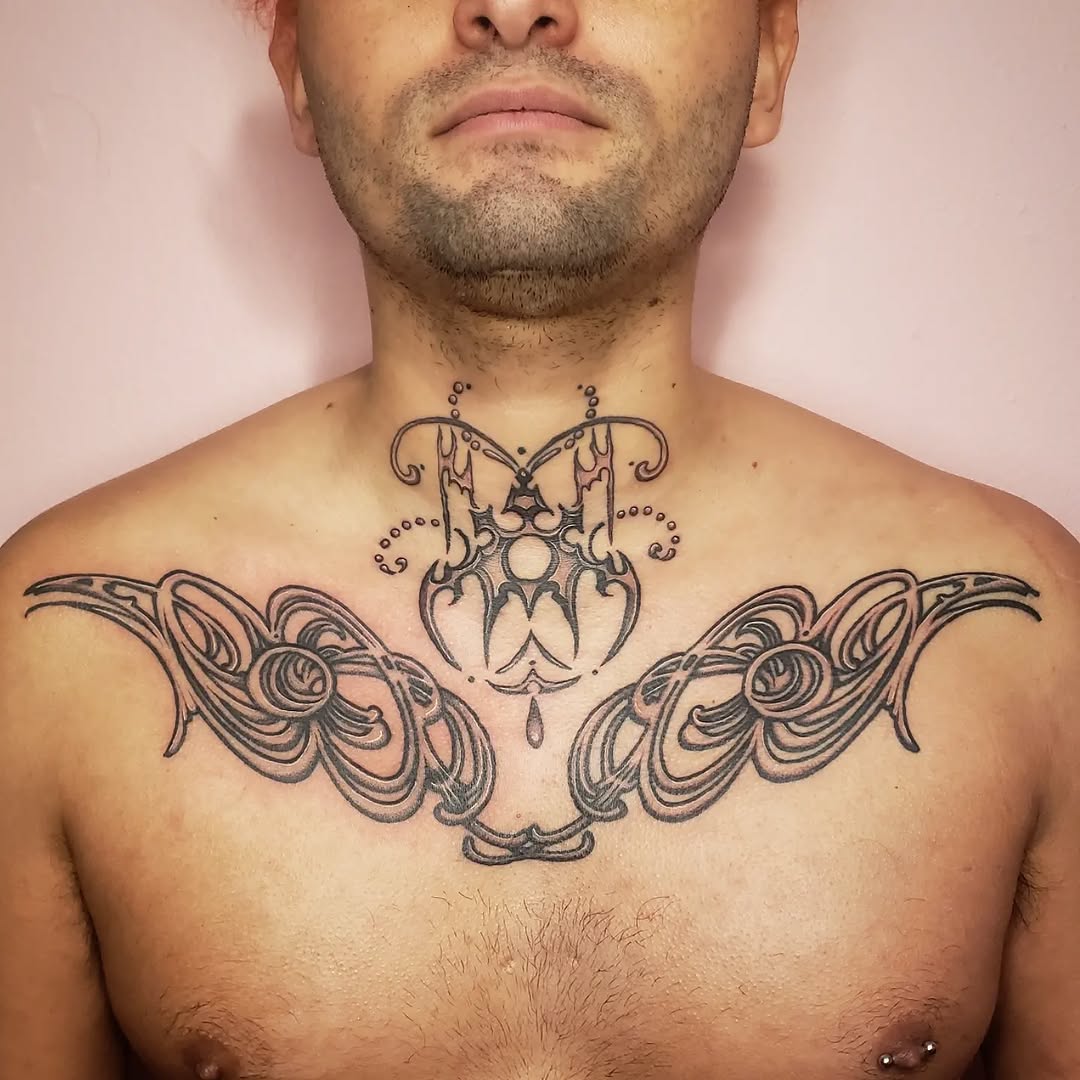 Tattoo by @chainveil.tattoo — ornamental, geometric