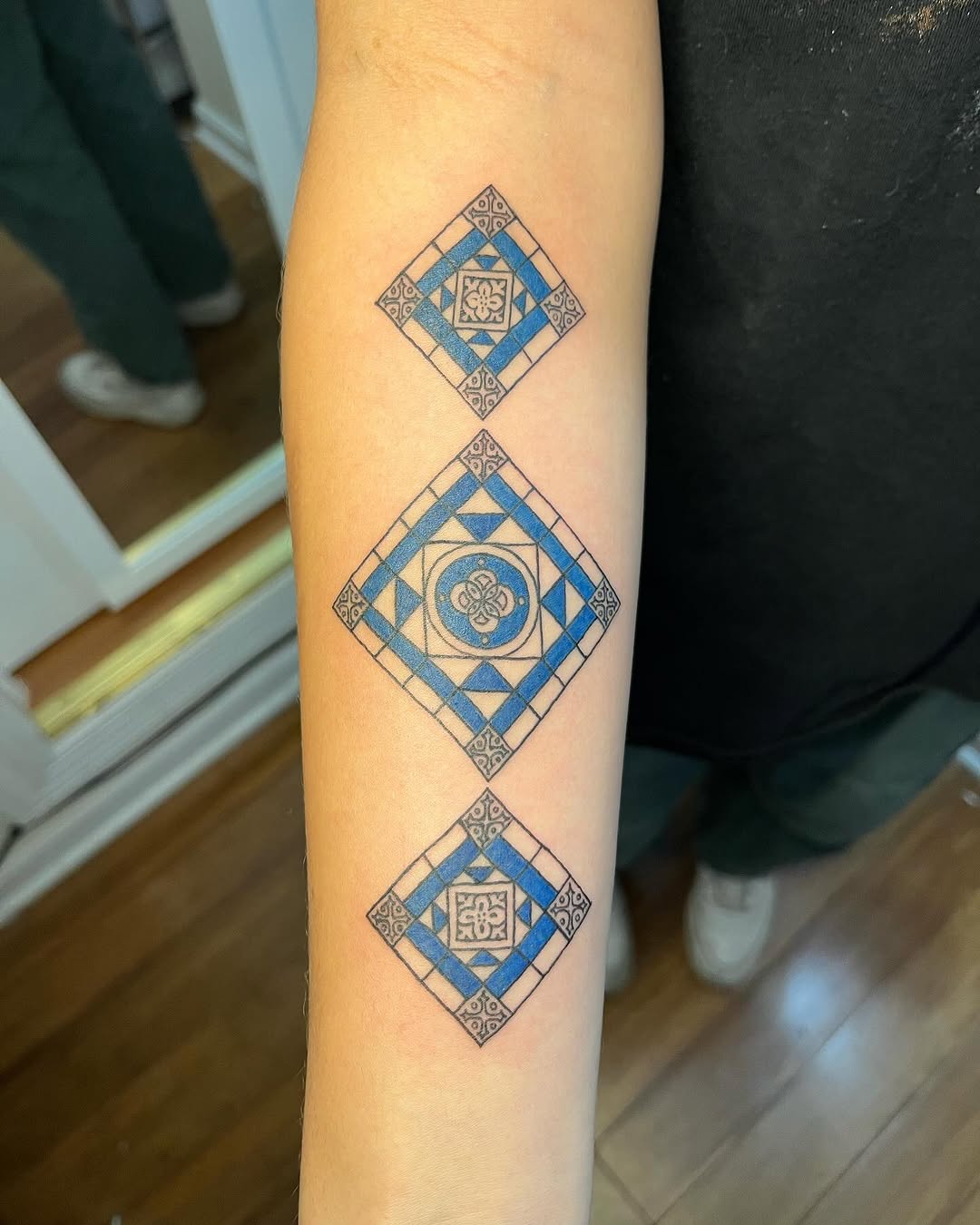 Tattoo by @fromfinlandwithluv โ geometric, illustrative