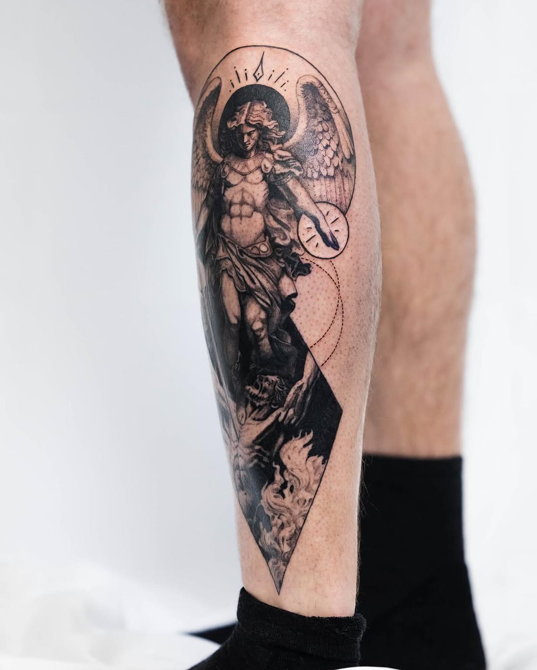 Tattoo by @bensart — black_and_grey, realism