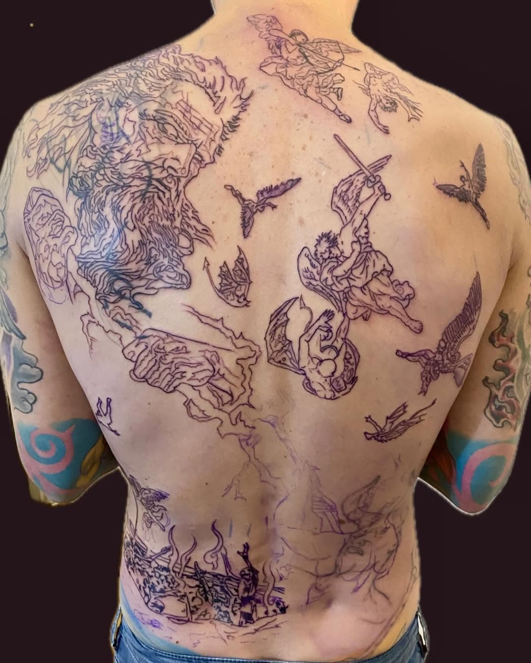 Tattoo by @alextattoos — illustrative, black_and_grey