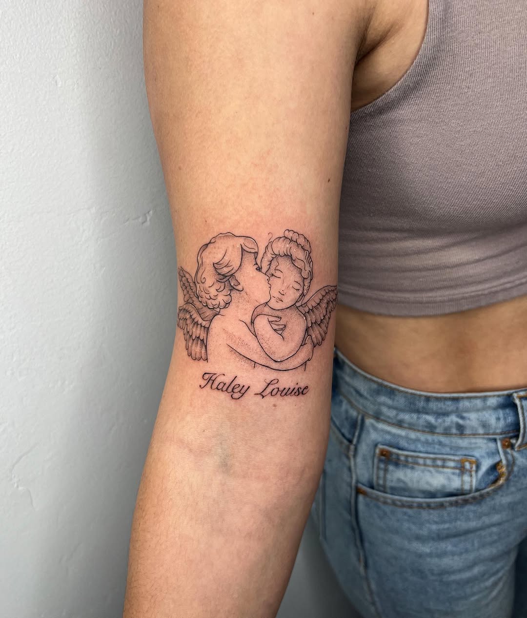Tattoo by @rhubarbtattoo — lettering_script