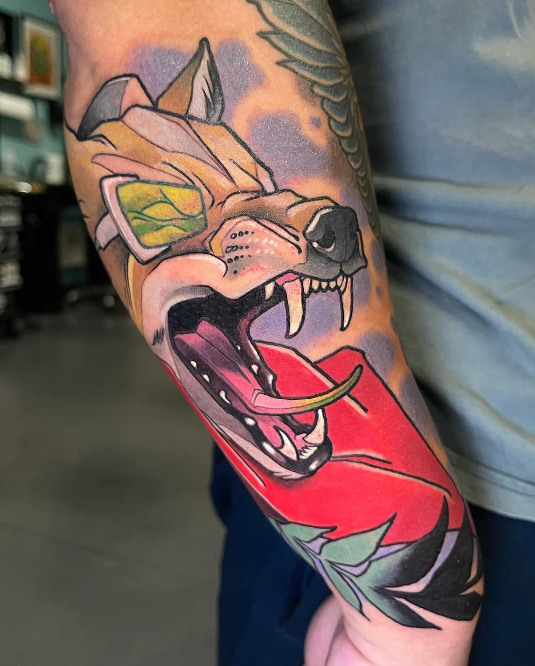 Tattoo by @willycutliptattoo — new_school