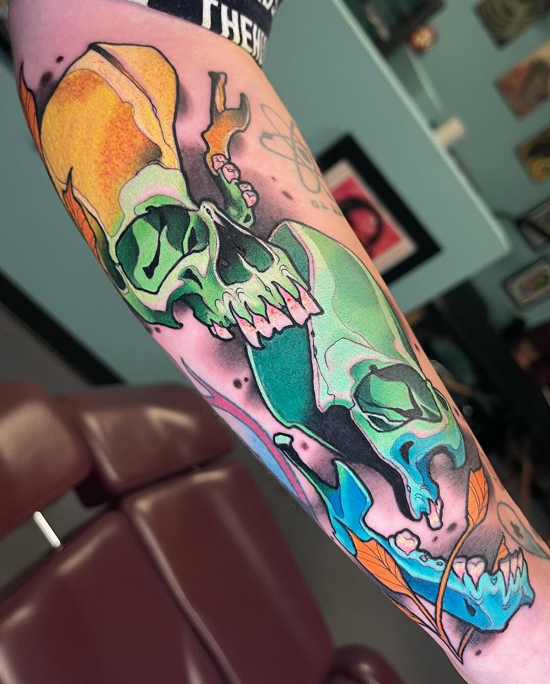 Tattoo by @willycutliptattoo — new_school, trash_polka