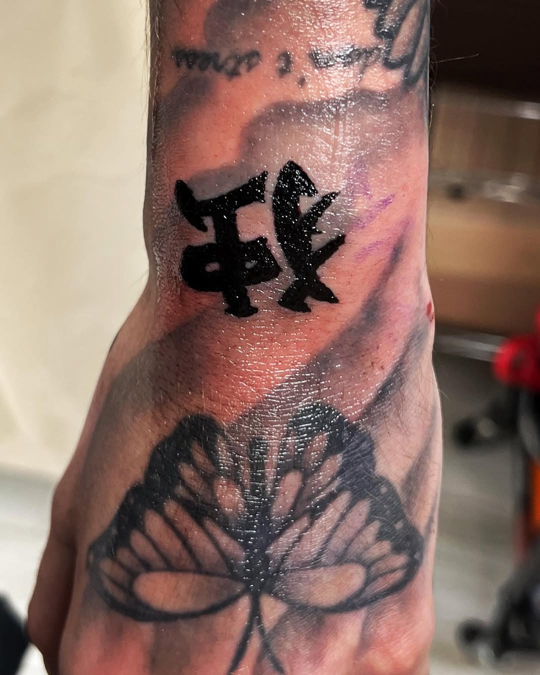 Tattoo by @silkyinks — lettering_script