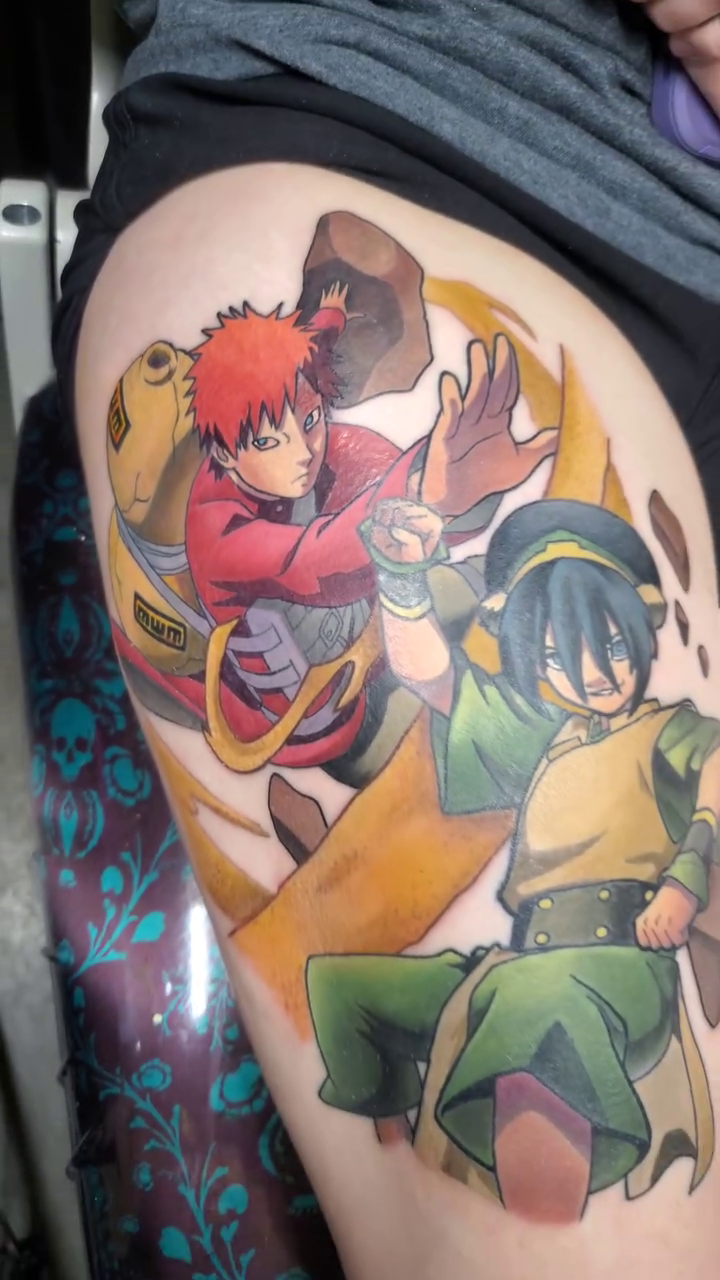 Tattoo by @gwai_lo_joe — anime