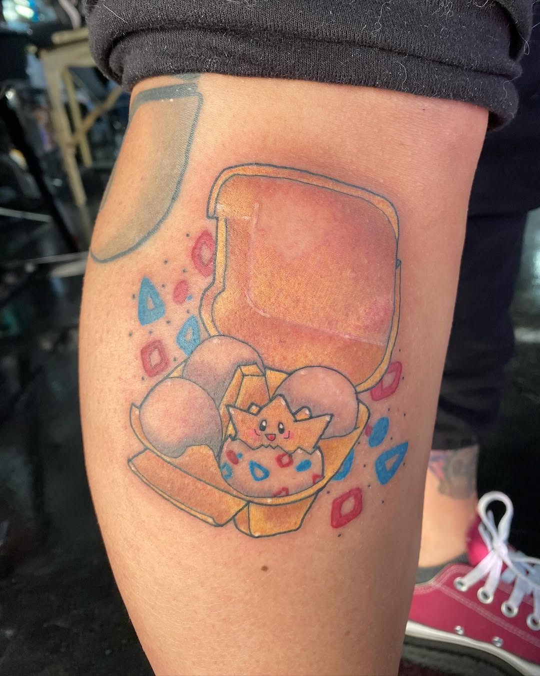 Tattoo by @blkndrose — new_school, anime
