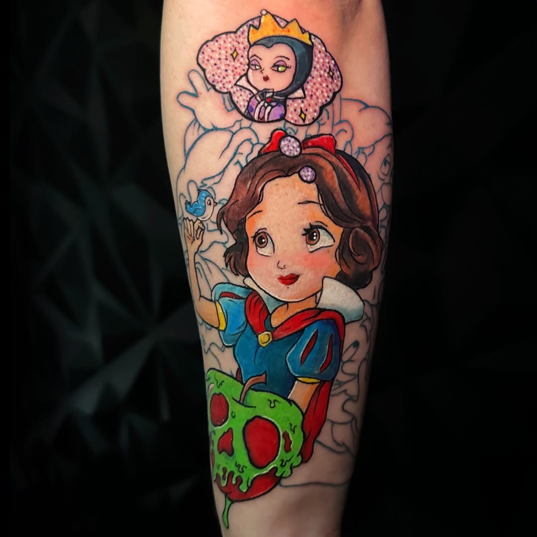 Tattoo by @fercho.ink — new_school, anime