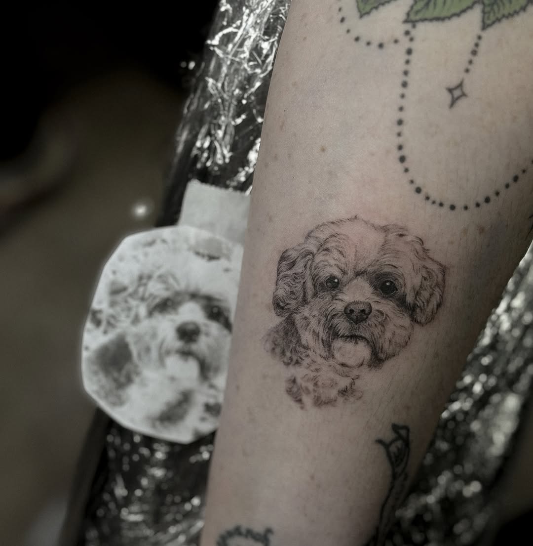 Tattoo by @dima___sova — realism, black_and_grey