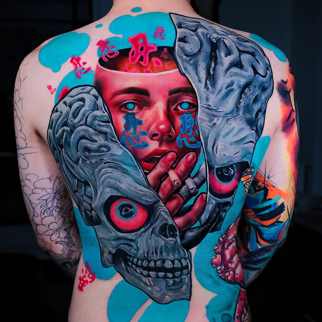 Tattoo by @yoshi.theink β realism, trash_polka